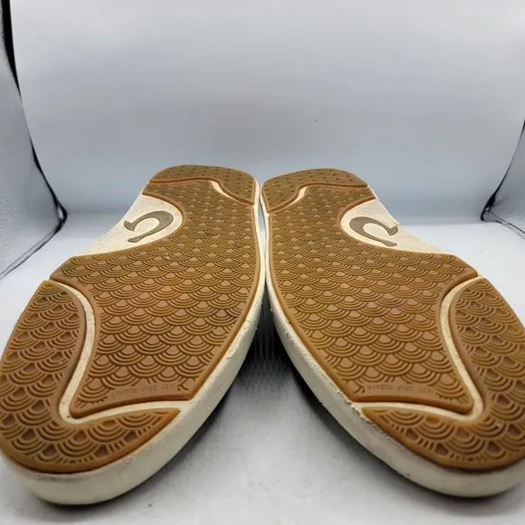 Olukai Lae Ahi Mens 13 Blue Slip On Sneakers Shoes Casual Walking 10443-TFTF