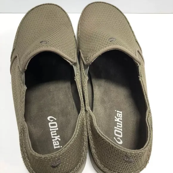 Olukai Men’s Nohea Slip-On Shoes, Size 10 M
