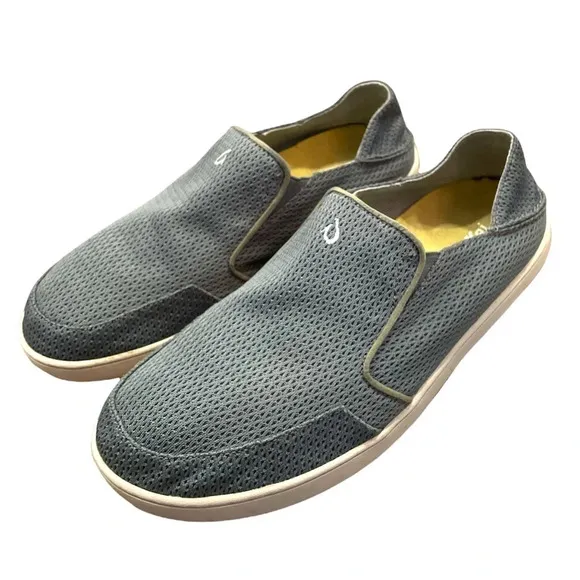OLUKAI Nohea Mesh Men's Slip On Shoes Size 12