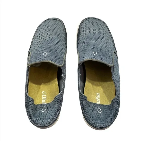 OLUKAI Nohea Mesh Men's Slip On Shoes Size 12