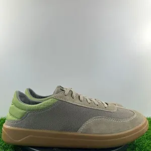 OluKai Punini Court Sneakers Men Size 10 Brown Green Leather Suede Shoes NEW