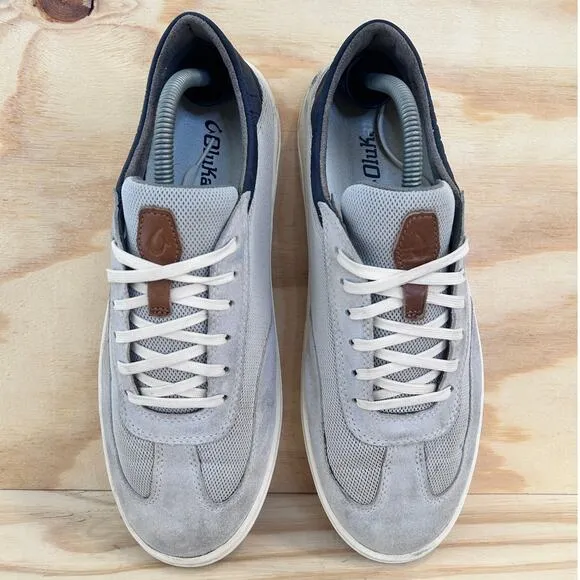 OluKai - Punini Low Casual - Sneakers - Blue - Men's - M10 - 10514-VPDE