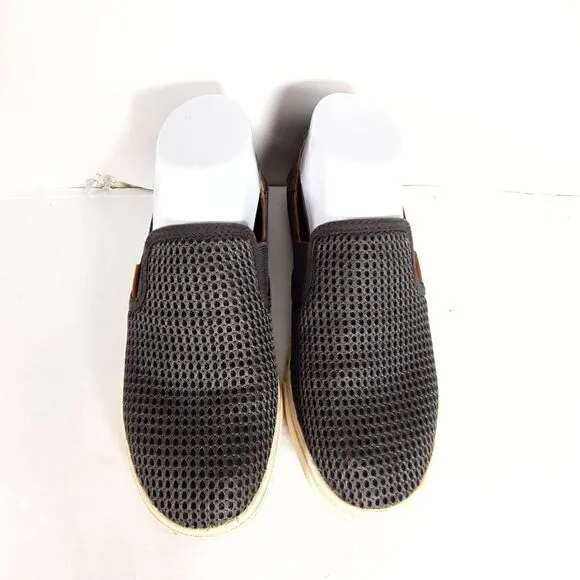 Olukai Women's Pehuea Size 7 Gray Flat Slip On Loafer Shoes 20329-BH40