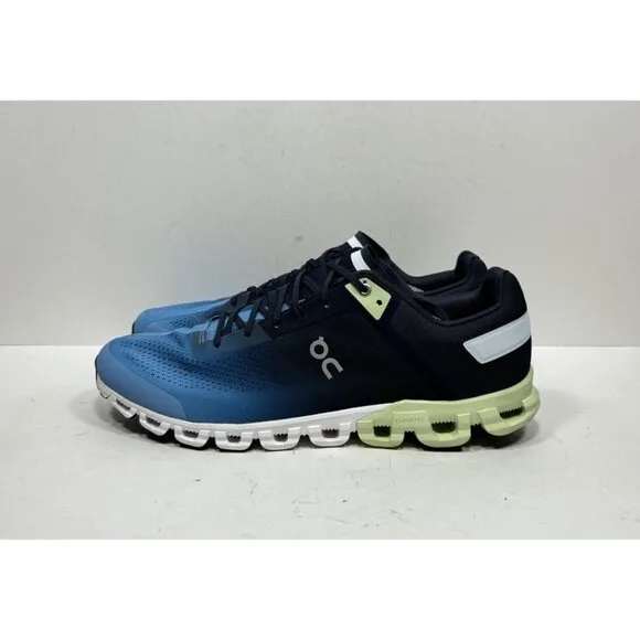 On Cloud Cloudflow 3.0 Men’s Size 14 Blue Green Lace Up Running Sneakers