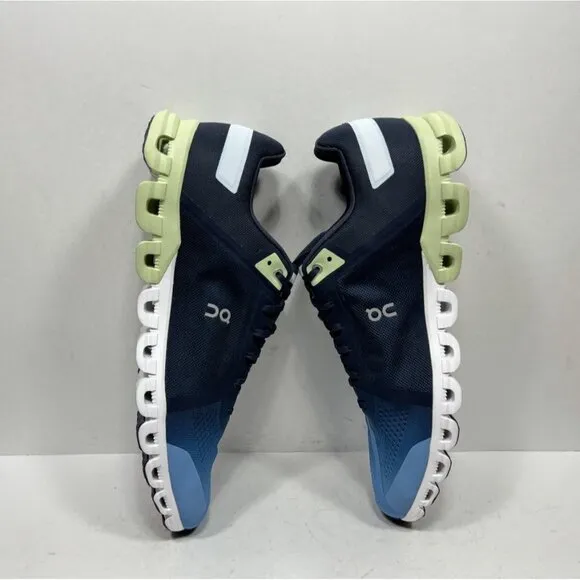 On Cloud Cloudflow 3.0 Men’s Size 14 Blue Green Lace Up Running Sneakers