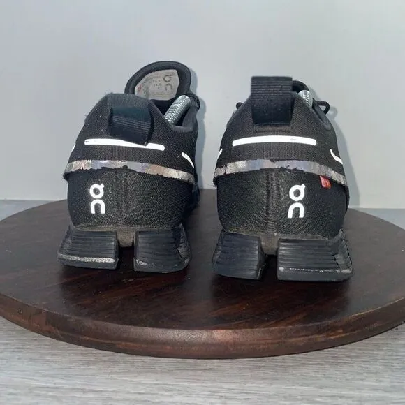 On Cloud Men’s 10.5 Black Swiss Engineering OC Running Sneakers Shoes *FLAWS