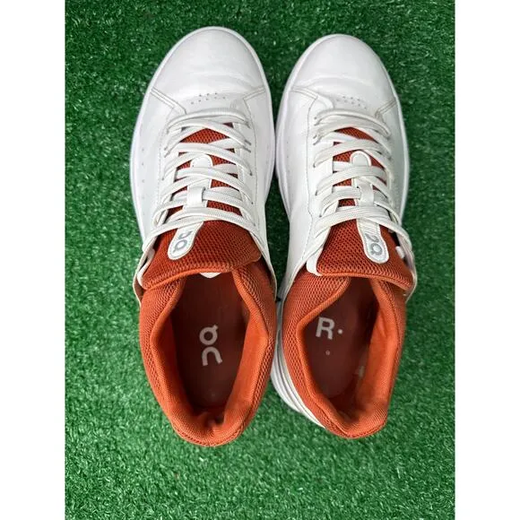 On Cloud The Roger Advantage Men's Shoes Sneakers White Rust 48.98516 Size 11