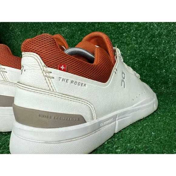 On Cloud The Roger Advantage Men's Shoes Sneakers White Rust 48.98516 Size 11