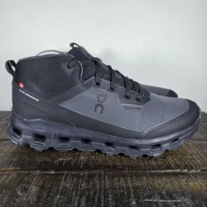 ON CloudRoam Waterproof Womens SIze 9 Running Hiking Athletic Shoes Black Gray