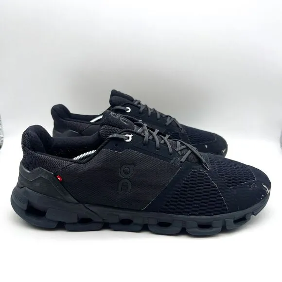 On Mens Swiss Engineering Cloudflyer‎ 4 Black Running Shoes Sneakers Size 13