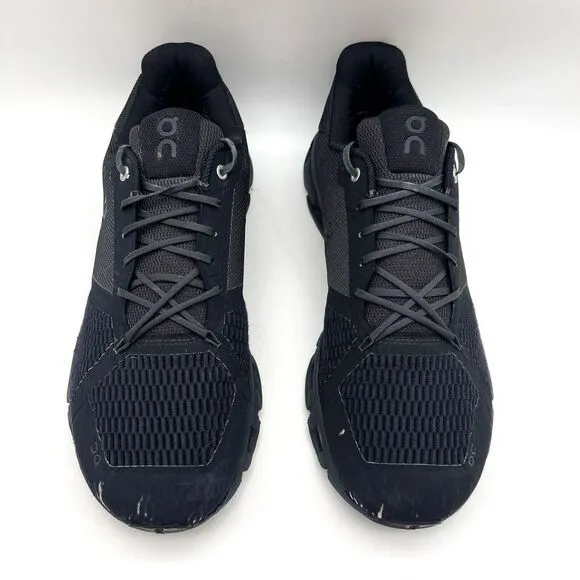 On Mens Swiss Engineering Cloudflyer‎ 4 Black Running Shoes Sneakers Size 13