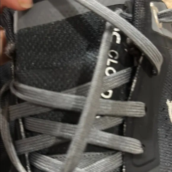 On Running Black and Pink Sneakers