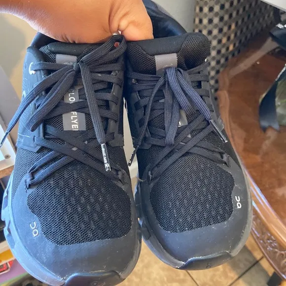 ON Running Black and White Sneakers