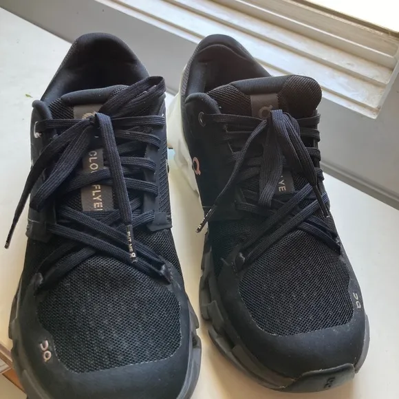 ON Running Black and White Sneakers
