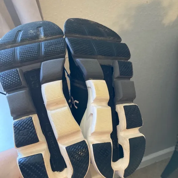 ON Running Black and White Sneakers