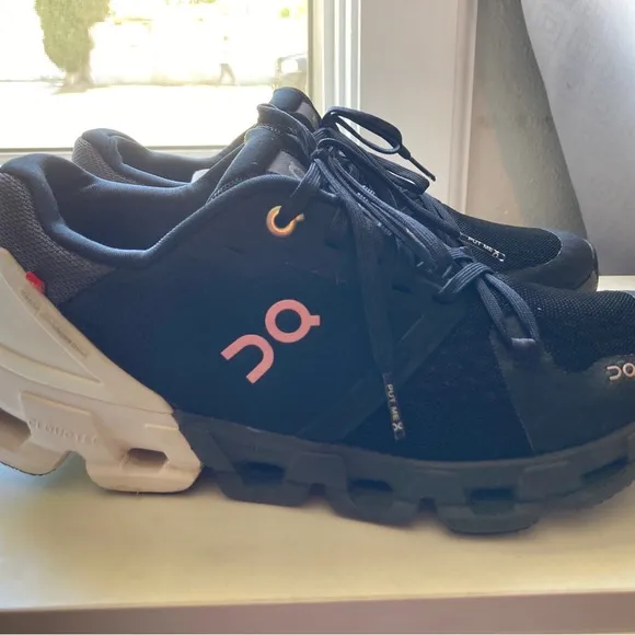 ON Running Black and White Sneakers