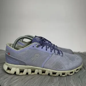 On Running Cloud X Size 10 Purple Lavender Athletic Sneakers