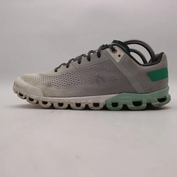 On Running Cloudflow 3 Men's Size 8.5 Gray Green Athletic Running Sneakers