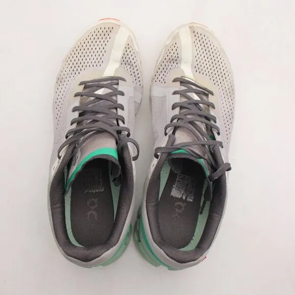 On Running Cloudflow 3 Men's Size 8.5 Gray Green Athletic Running Sneakers