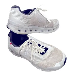 ON RUNNING CLOUDGO WOMENS WHITE GRAY SNEAKERS 9