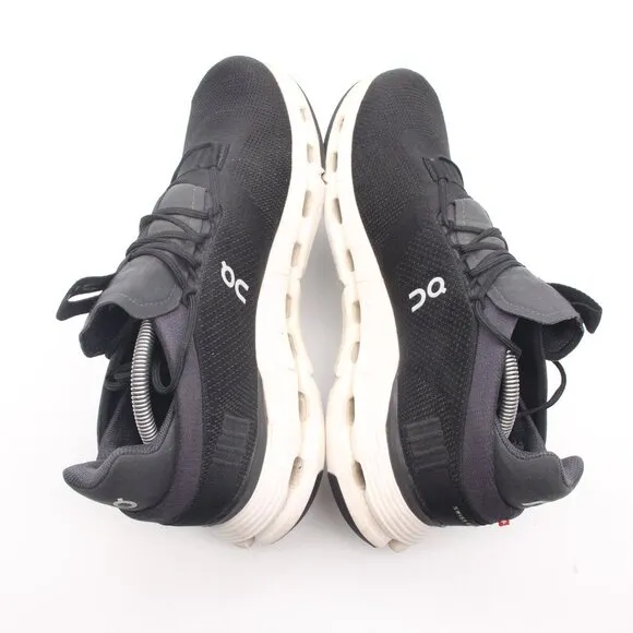 On Running CloudNova Black Men's Size 10.5 Black Athletic Running Sneakers