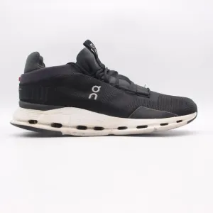 On Running CloudNova Black Men's Size 10.5 Black Athletic Running Sneakers