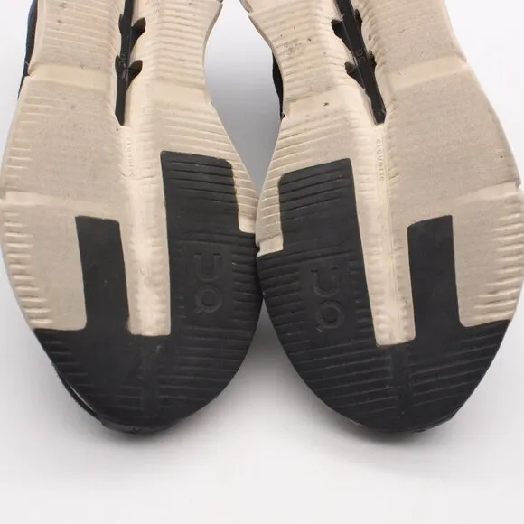 On Running CloudNova Black Men's Size 10.5 Black Athletic Running Sneakers