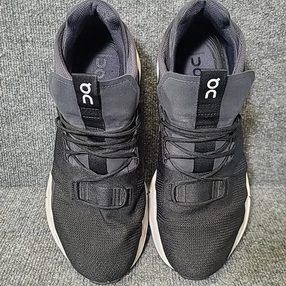 ON Running Cloudnova Men's Sneakers Black 26.99116 5 Sport CloudTec Shoes 10.5