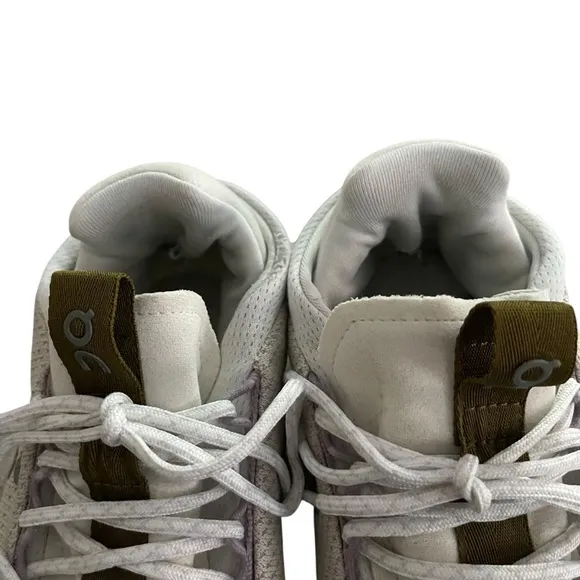 ON Running  Cloudnova White and Gray Sneakers Women Size 8