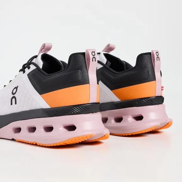 On Running Cloudnova X Women's Sneakers - White, Black, Orange Pink Purple 9
