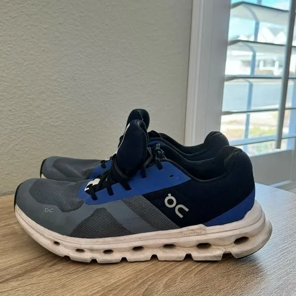 On Running Cloudrunner Metal‎ Midnight Blue Running Sneakers