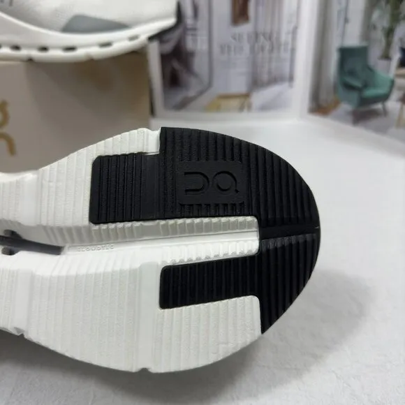 On Running Cloudtec Sneakers - White and Sand with Black