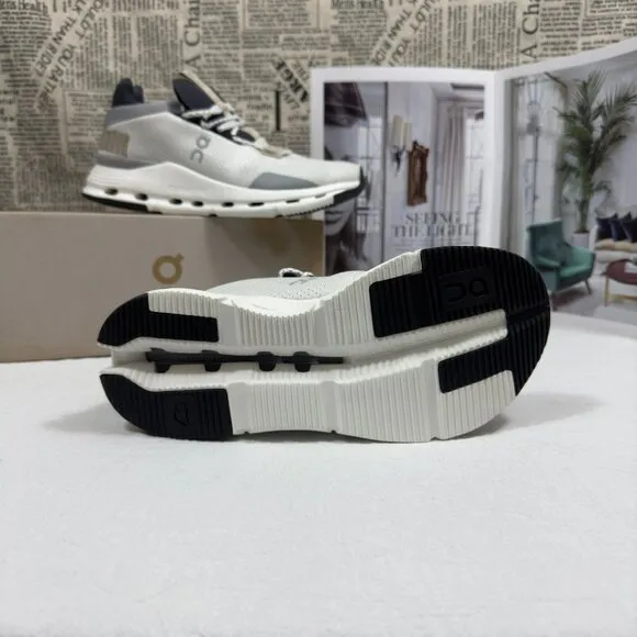 On Running Cloudtec Sneakers - White and Sand with Black