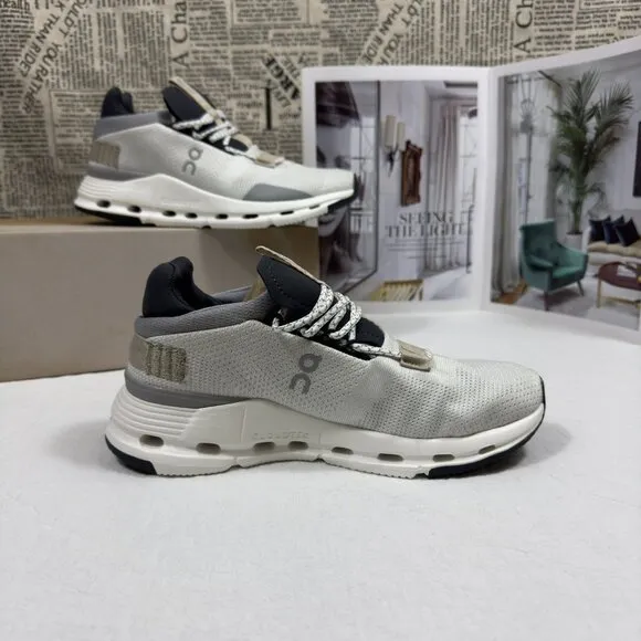 On Running Cloudtec Sneakers - White and Sand with Black