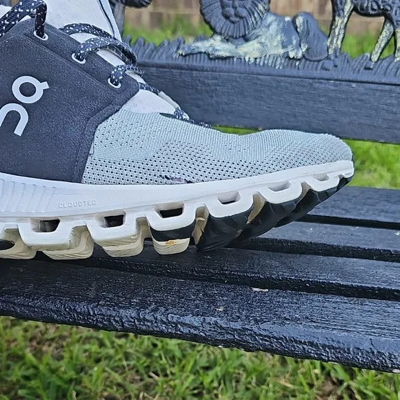 ON Running Gray and White Sneakers