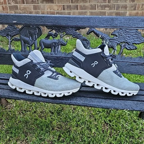 ON Running Gray and White Sneakers