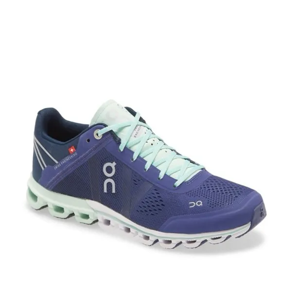 ON RUNNING WOMEN'S CLOUDFLOW DAWN/ JADE Size 7 Light weight Running Sneakers