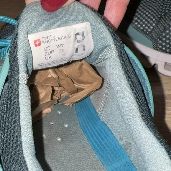 ON Running Women's Cloudswift Teal/Storm Shoes‎ Sneakers Size 7