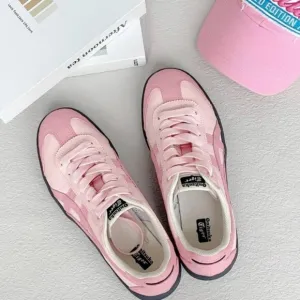 Onitsuka Tiger casual shoes pink women's casual shoes