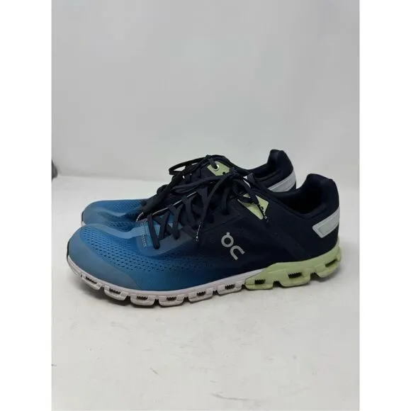 On Running Cloudflow Men's Ink/Meadow Athletic Sneakers Trainers 11.5