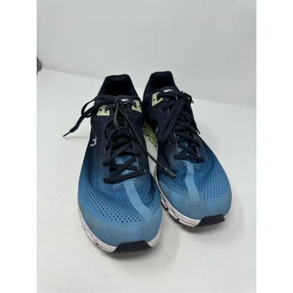 On Running Cloudflow Men's Ink/Meadow Athletic Sneakers Trainers 11.5