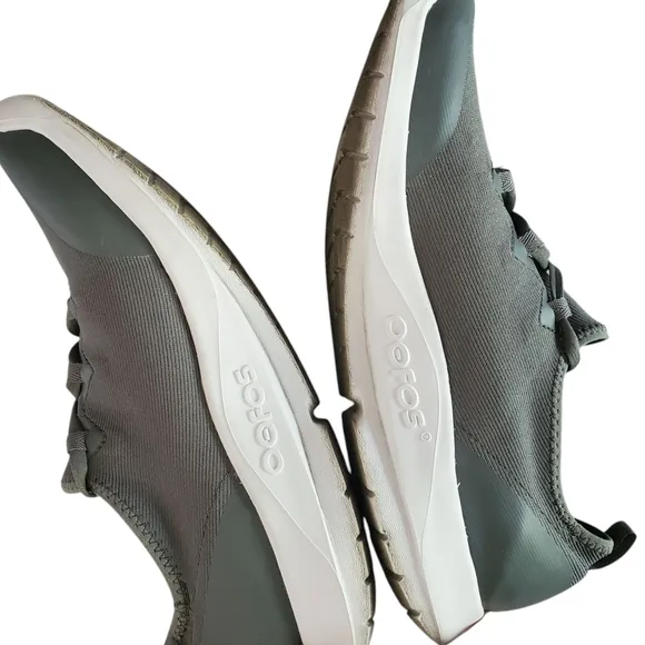 OOFOS OOmg Sport Low Shoe Olive Active Recovery Sport Lace Sneakers Men's 10.5