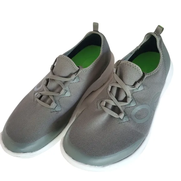 OOFOS OOmg Sport Low Shoe Olive Active Recovery Sport Lace Sneakers Men's 10.5