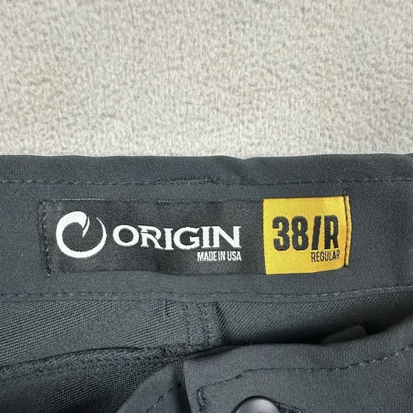 Origin USA Pants Mens 38 (38x332) Gray VRSA Utility Pants Straight Leg Stretch