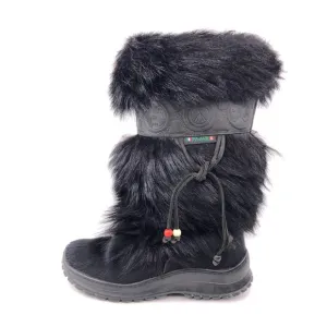 Pajar Canada Apres Ski Black Fur Winter Boots EUR 37