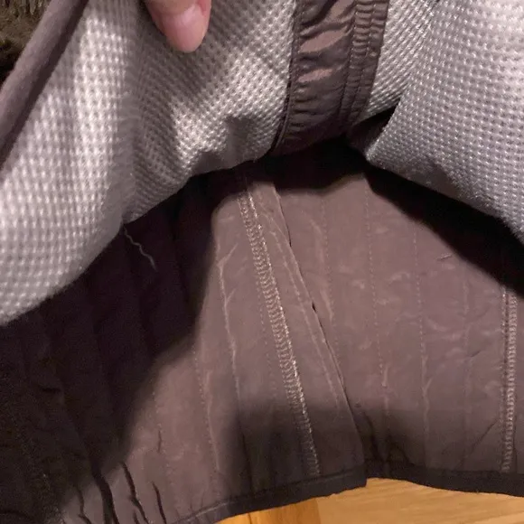 Patagonia full zip hooded jacket brown womens size XL