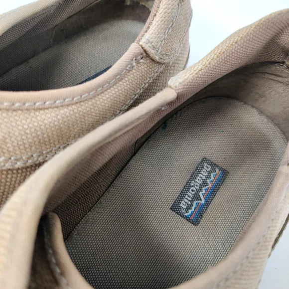 Patagonia Mens Whino Lace Hemp Shoes SIZE 14 Low Top Dark Burlap Casual Sneaker