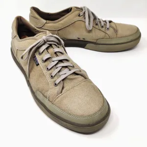 Patagonia Mens Whino Lace Hemp Shoes SIZE 14 Low Top Dark Burlap Casual Sneaker
