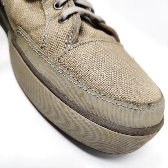 Patagonia Mens Whino Lace Hemp Shoes SIZE 14 Low Top Dark Burlap Casual Sneaker