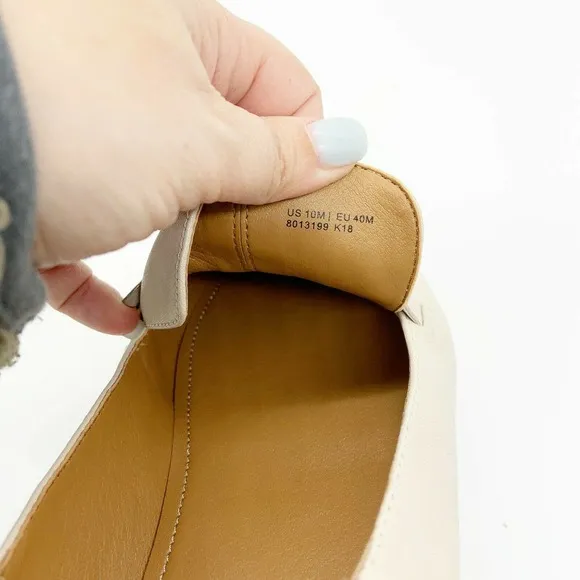 Patricia Nash Fia Loafer Flats Bone Ivory Leather